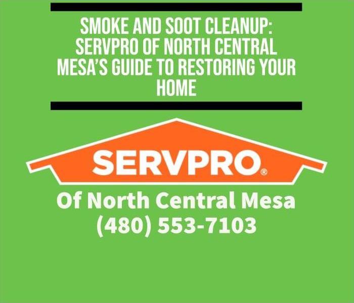 Blog Post Title with SERVPRO Logo, Name, and Phone number. Colors SERVPRO Green, Orange and white lettering