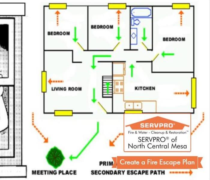 Create A Fire Escape Plan For Your Home SERVPRO Of North Central Mesa