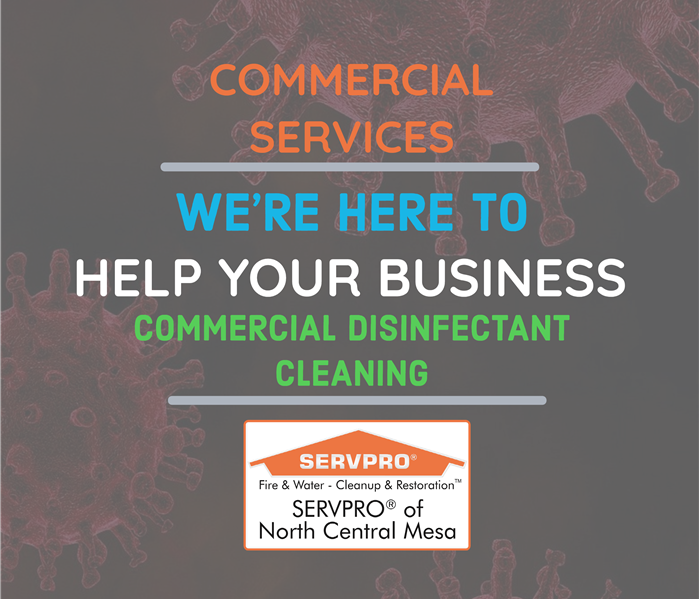 Blog Post Thumbnail - Commercial Disinfectant Cleaning Services - We're Here to help your business with Commercial 