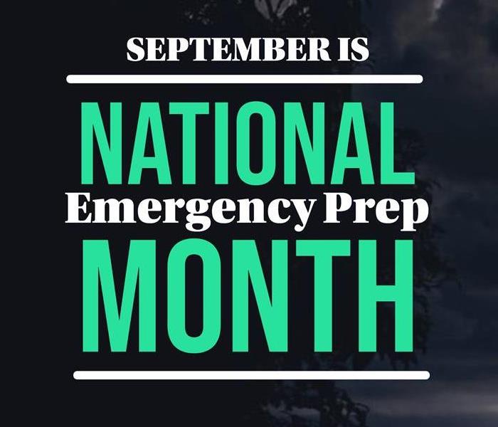 National Emergency Prep Month Picture with storm in background